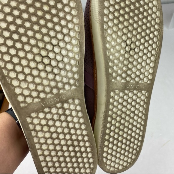 Vionic Womens 11 Malina Mauve Suede Slip On Comfort Shoes - Picture 5 of 6